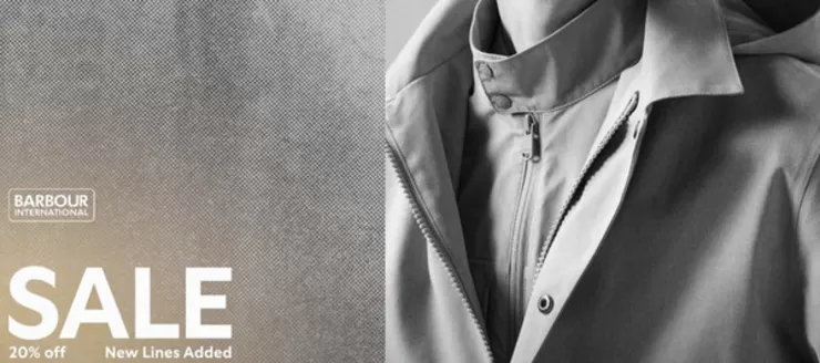Barbour Prospekt in  | Sale 20% Off New Lines Added | 2026-07-29T00:00:00.000Z - 2026-08-09T00:00:00.000Z