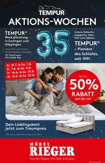 Möbel Rieger Katalog in Gera | Top-Angebote für alle Schnäppchenjäger | 2026-07-31T00:00:00.000Z - 2026-08-22T00:00:00.000Z