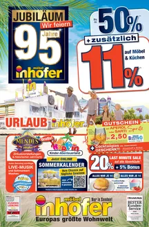 Möbel Inhofer Katalog in Ulm | 95 Jahre Jubiläum | 2026-07-31T00:00:00.000Z - 2026-08-29T00:00:00.000Z