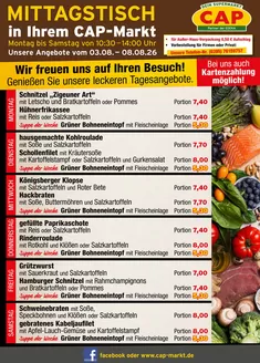CAP Markt Prospekt | Exklusive Deals und Schnäppchen | 2026-08-03T00:00:00.000Z - 2026-08-08T00:00:00.000Z