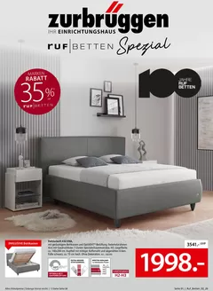 Zurbrüggen Katalog | ruf Betten Spezial | 2026-08-03T00:00:00.000Z - 2026-08-22T00:00:00.000Z