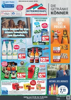 Getränkehaus Katalog | MEY West KW32 33 03.08.2026 15.08.2026 | 2026-08-03T00:00:00.000Z - 2026-08-15T00:00:00.000Z