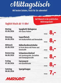Markant Katalog | Markant flugblatt | 2026-08-03T00:00:00.000Z - 2026-08-08T00:00:00.000Z