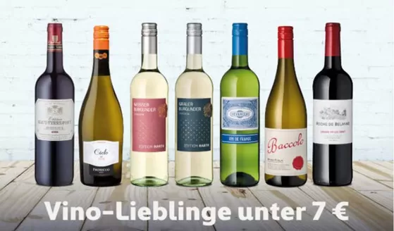 Vino Weinmarkt Katalog in Stadtlengsfeld | Vino - Lieblinge Unter 7 € | 2026-08-03T00:00:00.000Z - 2026-08-16T00:00:00.000Z