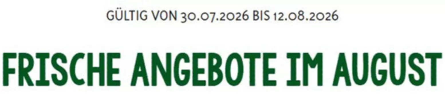 Bio Company Prospekt | Firsche Angebote Im August | 2026-08-05T00:00:00.000Z - 2026-08-12T00:00:00.000Z