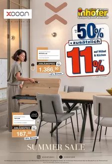 Möbel Inhofer Katalog | XOOON | 2026-08-06T00:00:00.000Z - 2026-08-29T00:00:00.000Z