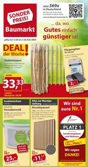 Sonderpreis Baumarkt Katalog | Tolles Angebot für Schnäppchenjäger | 2026-08-15T00:00:00.000Z - 2026-08-21T00:00:00.000Z