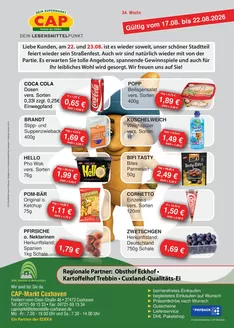 CAP Markt Katalog | Exklusive Deals für unsere Kunden | 2026-08-17T00:00:00.000Z - 2026-08-22T00:00:00.000Z