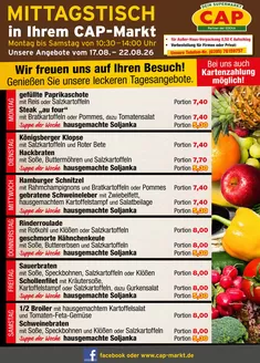 CAP Markt Katalog | Aktuelle Sonderaktionen | 2026-08-17T00:00:00.000Z - 2026-08-22T00:00:00.000Z