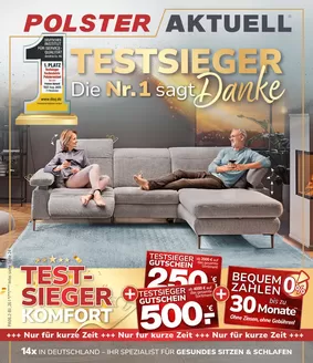 Polster Aktuell Katalog | Die Nr1 Stagt Danke | 2026-08-14T00:00:00.000Z - 2026-08-31T00:00:00.000Z