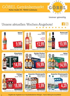 Getränke Göbel Prospekt in Visselhövede | Unsere besten Schnäppchen | 2026-08-03T00:00:00.000Z - 2026-08-29T00:00:00.000Z