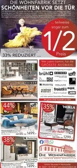Die Wohnfabrik Katalog | Die Wohnfabrik Setzt Schinheiten Vor Die Tur` | 2026-08-19T00:00:00.000Z - 2026-12-31T00:00:00.000Z