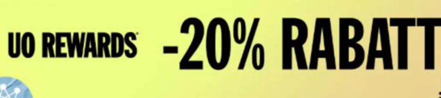 Outfitter Prospekt in Zittau | Uo Rewards -20% Rabatt | 2026-08-25T00:00:00.000Z - 2026-09-08T00:00:00.000Z