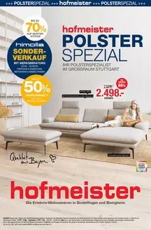 Hofmeister Katalog in Karlsruhe | Polster Spezial | 2026-09-03T00:00:00.000Z - 2026-09-26T00:00:00.000Z