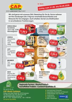 CAP Markt Katalog | Top-Deals und Rabatte | 2026-08-31T00:00:00.000Z - 2026-09-05T00:00:00.000Z