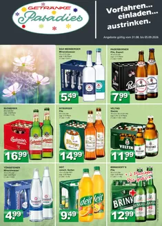 Getränkeparadies Gefromm Katalog | Aktuelle Deals und Angebote | 2026-08-31T00:00:00.000Z - 2026-09-05T00:00:00.000Z