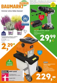Globus Baumarkt Prospekt in Heilbronn | Globus Baumarkt prospekt | 2026-08-31T00:00:00.000Z - 2026-09-05T00:00:00.000Z
