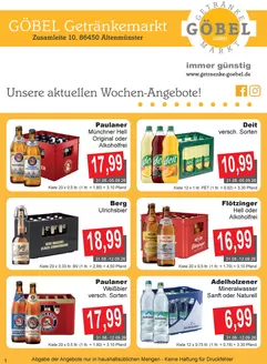 Getränke Göbel Katalog in Memmingen | Attraktive Angebote entdecken | 2026-08-31T00:00:00.000Z - 2026-09-12T00:00:00.000Z