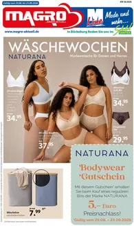 Kaufhaus Magro Katalog in Helmstedt | WÄSCHEWOCHEN | 2026-08-31T00:00:00.000Z - 2026-09-23T00:00:00.000Z
