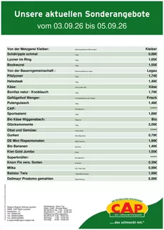 CAP Markt Katalog in Herbrechtingen | Angebote für Schnäppchenjäger | 2026-09-03T00:00:00.000Z - 2026-09-05T00:00:00.000Z