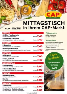 CAP Markt Katalog | Exklusive Deals für unsere Kunden | 2026-09-07T00:00:00.000Z - 2026-09-12T00:00:00.000Z