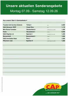 CAP Markt Katalog in Heiligkreuzsteinach | Top-Angebote für Sparfüchse | 2026-09-07T00:00:00.000Z - 2026-09-12T00:00:00.000Z
