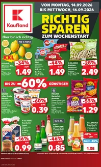 Kaufland Prospekt in Ochsenfurt | RICHTIG SPAREN | 2026-09-14T00:00:00.000Z - 2026-09-16T00:00:00.000Z