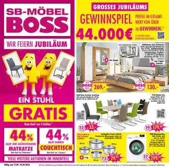 SB Möbel Boss Prospekt | Sb38 2026 standard | 2026-09-12T00:00:00.000Z - 2026-09-18T00:00:00.000Z