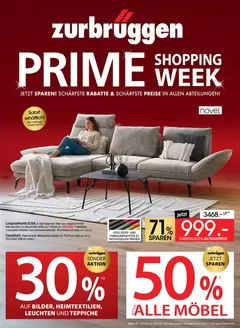 Zurbrüggen Prospekt in Aachen | Prime Shopping Week | 2026-09-01T00:00:00.000Z - 2026-09-30T00:00:00.000Z