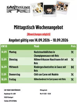 CAP Markt Katalog | Attraktive Angebote entdecken | 2026-09-14T00:00:00.000Z - 2026-09-18T00:00:00.000Z