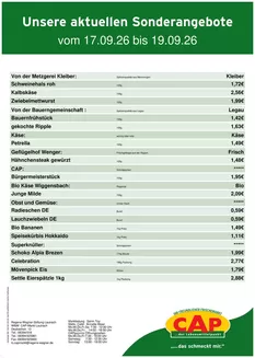 CAP Markt Katalog in Steinhöring | Große Auswahl an Angeboten | 2026-09-17T00:00:00.000Z - 2026-09-19T00:00:00.000Z