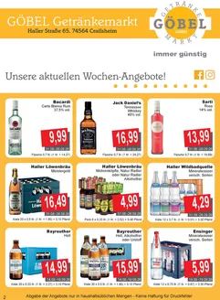 Getränke Göbel Prospekt in Meiningen | Exklusive Schnäppchen | 2026-08-31T00:00:00.000Z - 2026-09-26T00:00:00.000Z
