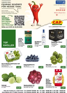 CAP Markt Prospekt in Cölbe | Tolles Angebot für alle Kunden | 2026-09-21T00:00:00.000Z - 2026-09-26T00:00:00.000Z