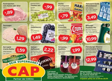 CAP Markt Katalog in Güstrow | Top-Angebote für alle Schnäppchenjäger | 2026-09-21T00:00:00.000Z - 2026-09-26T00:00:00.000Z