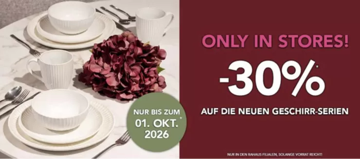 Möbel Rahaus Katalog | Only In Stores -30% | 2026-09-22T00:00:00.000Z - 2026-10-01T00:00:00.000Z