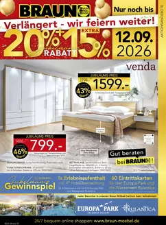 Möbel Braun Katalog | Verlangert - Wir Feiern Weiter! | 2026-09-22T00:00:00.000Z - 2026-09-26T00:00:00.000Z