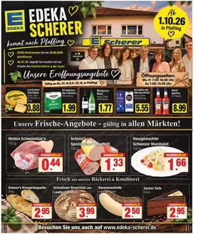 Edeka Scherer Prospekt in Augsburg | Flugblatt KW40 2026 | 2026-10-01T00:00:00.000Z - 2026-10-02T00:00:00.000Z