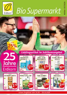 Erdkorn Biomarkrt Katalog | Lieblingsartikel Im Jubilaumsangebot! | 2026-09-24T00:00:00.000Z - 2026-09-28T00:00:00.000Z