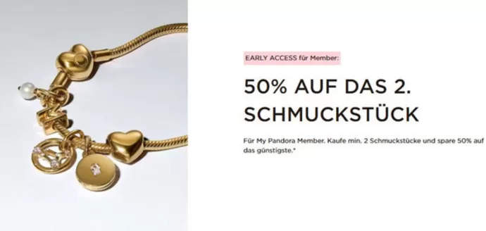 Pandora Katalog | 50% Auf Das 2 Schmukstuck! | 2026-09-24T00:00:00.000Z - 2026-10-03T00:00:00.000Z