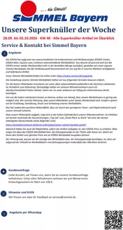 Simmel Prospekt in Radevormwald auf der Höhe | Simmel flugblatt | 2026-09-28T00:00:00.000Z - 2026-10-02T00:00:00.000Z