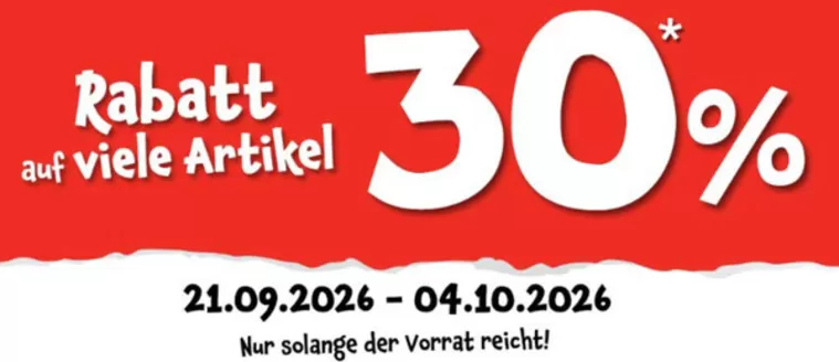 TEDi Prospekt in Baesweiler | Rabatt Auf Viele Artikel 30% | 2026-09-25T00:00:00.000Z - 2026-10-04T00:00:00.000Z