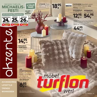 Möbel Turflon Prospekt in Baesweiler | Michawlis-Fest!!! | 2026-09-25T00:00:00.000Z - 2026-09-26T00:00:00.000Z