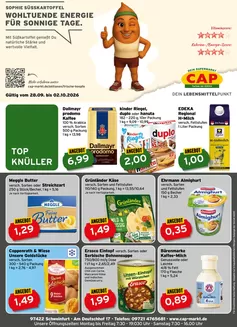 CAP Markt Prospekt in Schweinfurt | Top-Angebote für Sparfüchse | 2026-09-28T00:00:00.000Z - 2026-10-02T00:00:00.000Z