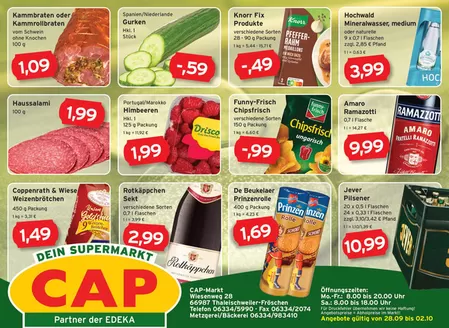 CAP Markt Katalog in Weingarten | Top-Deals und Rabatte | 2026-09-28T00:00:00.000Z - 2026-10-02T00:00:00.000Z