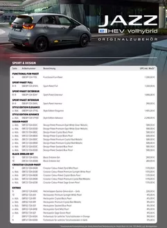 Honda Prospekt in Bempflingen | Jazz Zubehoer Preise 2609 | 2026-09-28T00:00:00.000Z - 2027-09-28T00:00:00.000Z