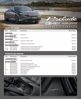 Honda Prospekt in Bempflingen | Prelude Zubehoer Preise 2609 | 2026-09-28T00:00:00.000Z - 2027-09-28T00:00:00.000Z
