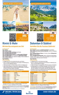Netto Reisen Katalog | REWE Reisen Prospekt 2026 10 Busreise Rimini Suedtirol | 2027-04-01T00:00:00.000Z - 2027-11-30T00:00:00.000Z