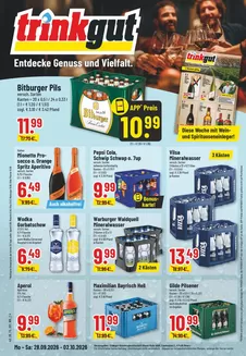 trinkgut Prospekt in Mülheim an der Ruhr | Große Auswahl an Angeboten | 2026-09-28T00:00:00.000Z - 2026-10-02T00:00:00.000Z