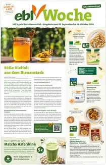 Ebl Naturkost Katalog in Niesky | Jeden Mittwoch Neu! | 2026-09-30T00:00:00.000Z - 2026-10-06T00:00:00.000Z