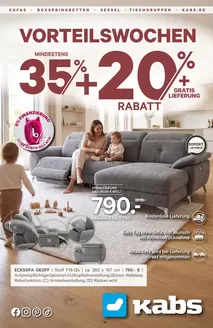 Kabs Polsterwelt Katalog | Vorteilswochen | 2026-09-29T00:00:00.000Z - 2026-10-28T00:00:00.000Z